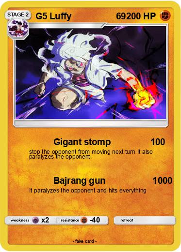 Pokemon G5 Luffy                  69