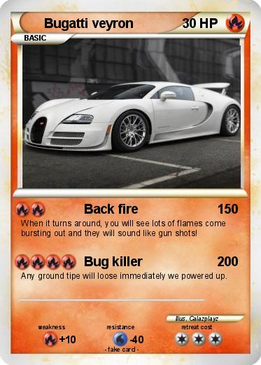 Pokemon Bugatti veyron