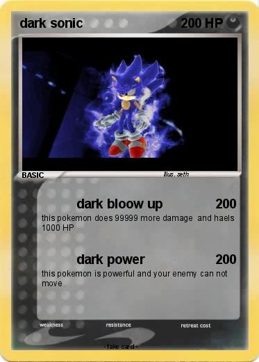 Pokemon dark sonic