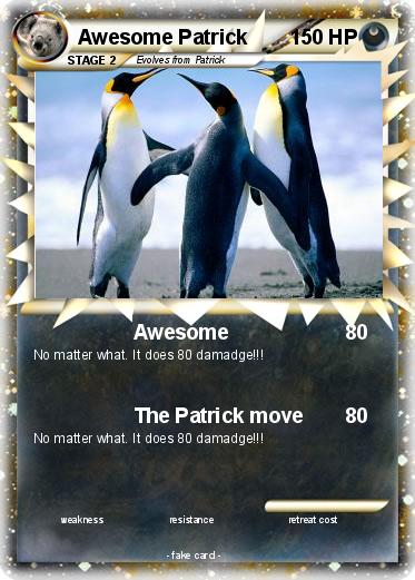Pokemon Awesome Patrick