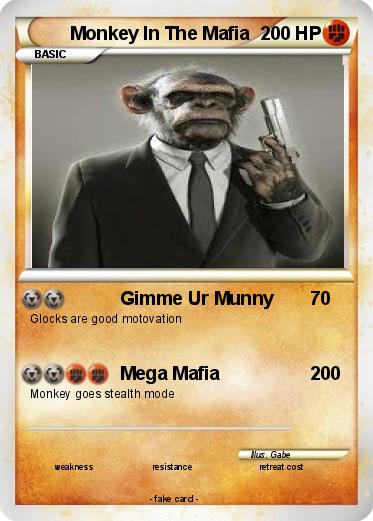 Pokemon Monkey In The Mafia