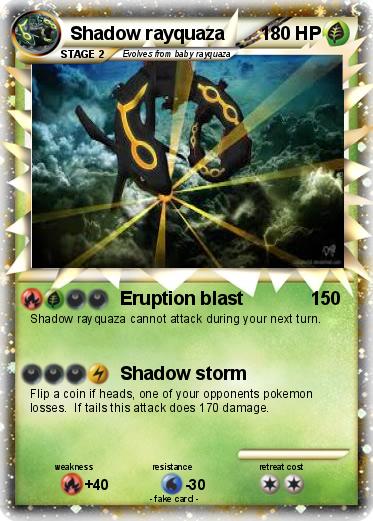Pokemon Shadow rayquaza