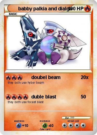 Pokemon babby palkia and dialga
