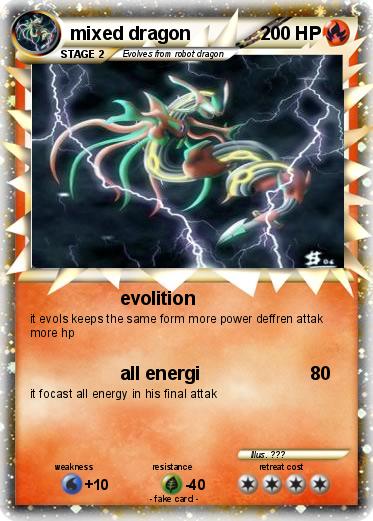 Pokemon mixed dragon