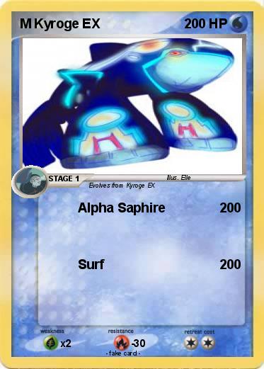 Pokemon M Kyroge EX