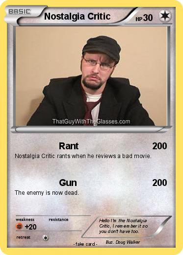 Pokemon Nostalgia Critic