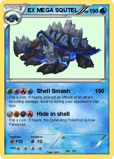 Pokemon EX MEGA SQUTEL