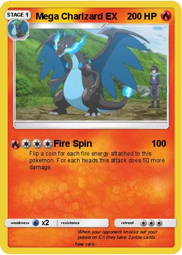 Pokemon Mega Charizard EX