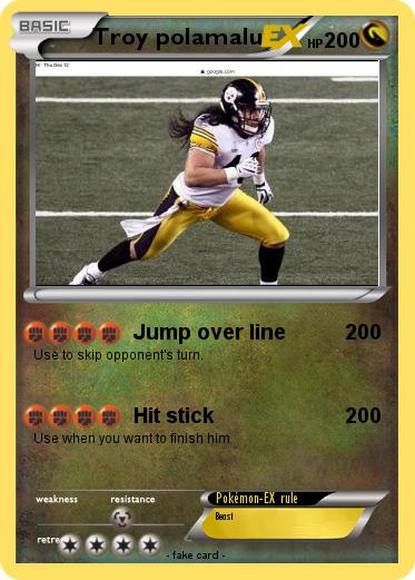Pokemon Troy polamalu