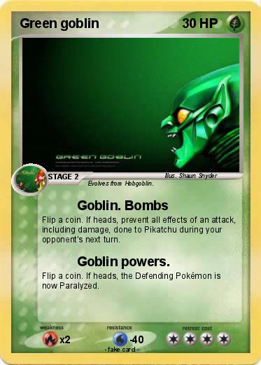 Pokemon Green goblin