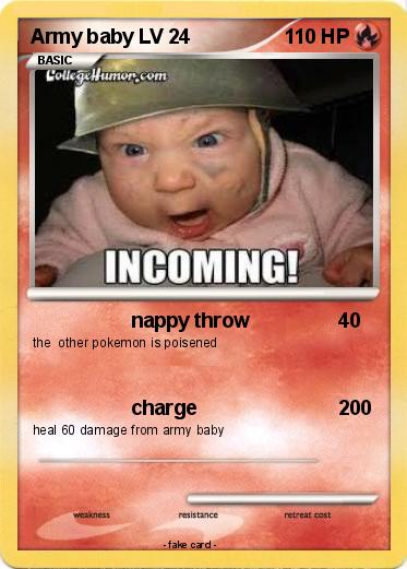 Pokemon Army baby LV 24