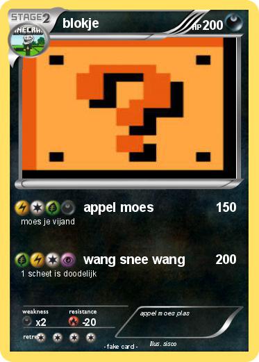 Pokemon blokje