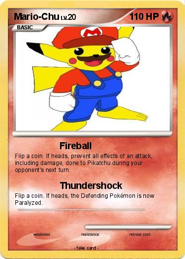 Pokemon Mario-Chu