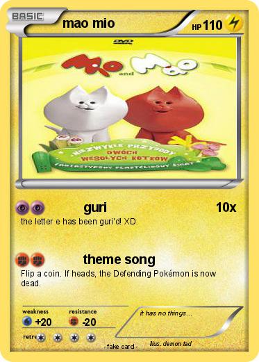 Pokemon mao mio