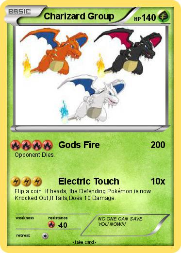Pokemon Charizard Group