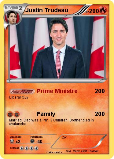 Pokemon Justin Trudeau