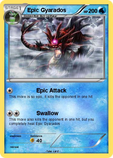 Pokemon Epic Gyarados