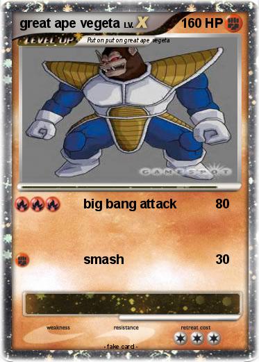 Pokemon great ape vegeta