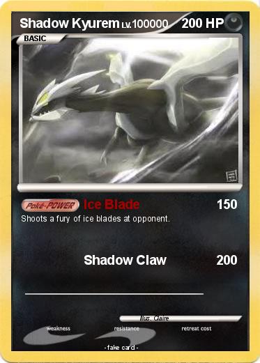 Pokemon Shadow Kyurem