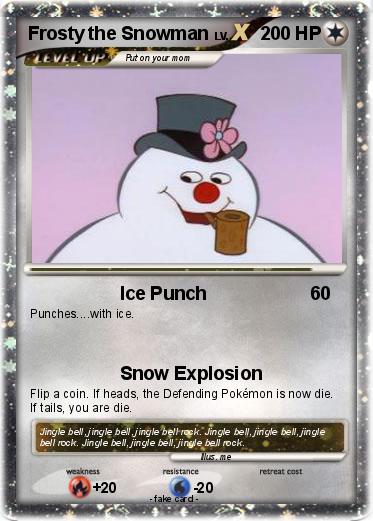 Pokemon Frosty the Snowman