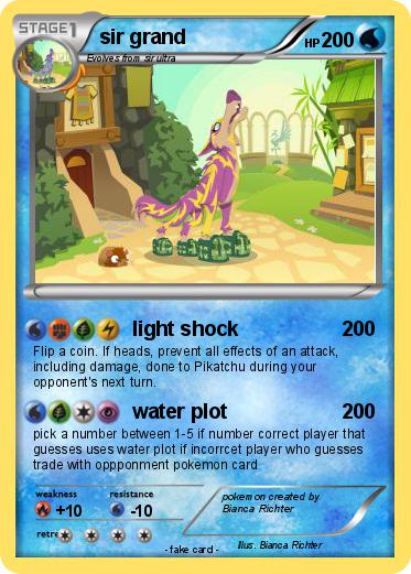 Pokemon sir grand