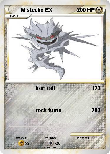 Pokemon M steelix EX