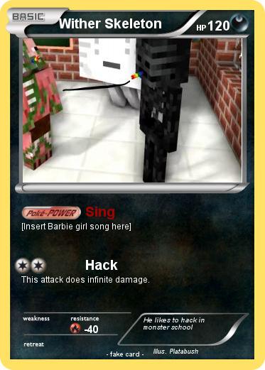 Pokemon Wither Skeleton