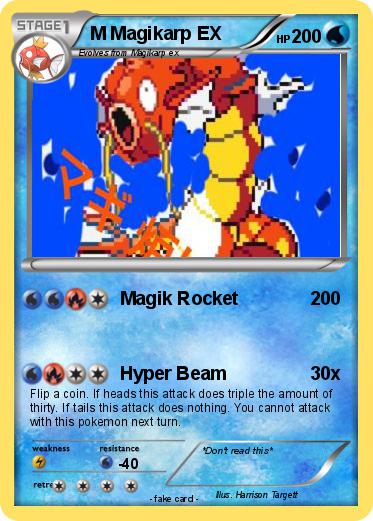 Pokemon M Magikarp EX