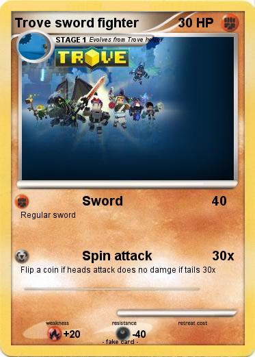 Pokemon Trove sword fighter