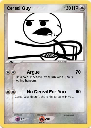 Pokemon Cereal Guy