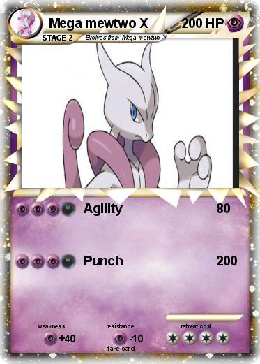 Pokemon Mega mewtwo X