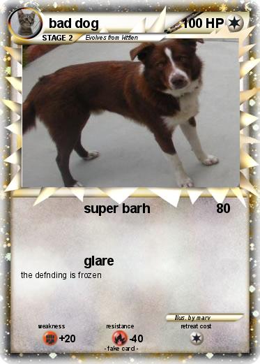 Pokemon bad dog