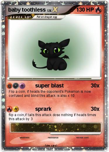 Pokemon baby toothless