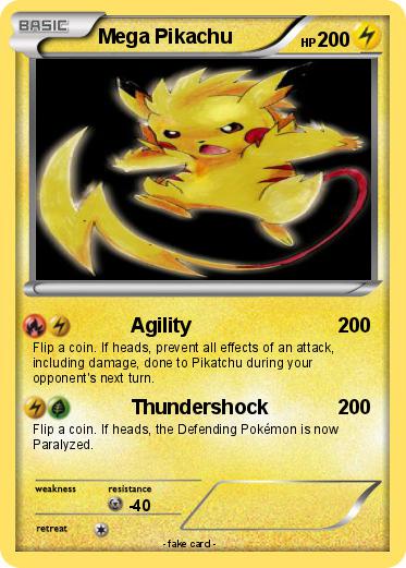 Pokemon Mega Pikachu