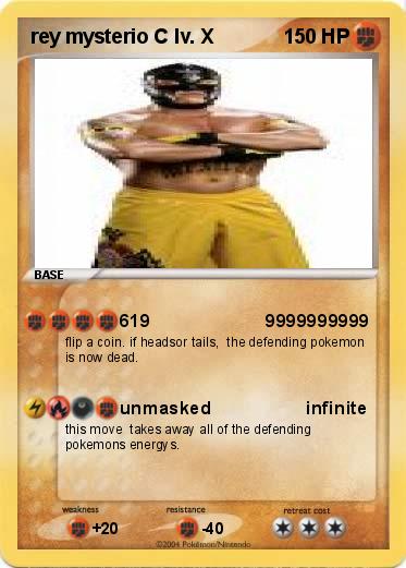 Pokemon rey mysterio C lv. X