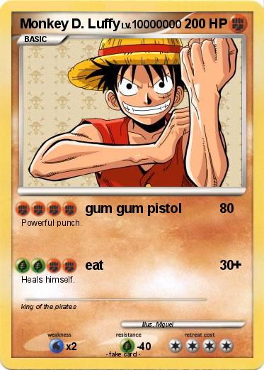 Pokemon Monkey D. Luffy