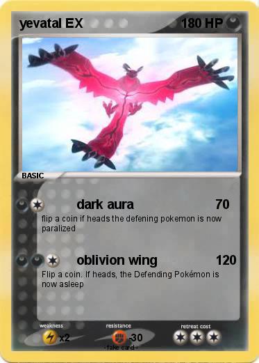 Pokemon yevatal EX