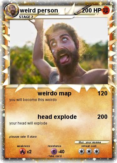 Pokemon weird person