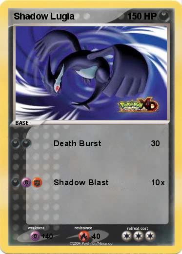 Pokemon Shadow Lugia