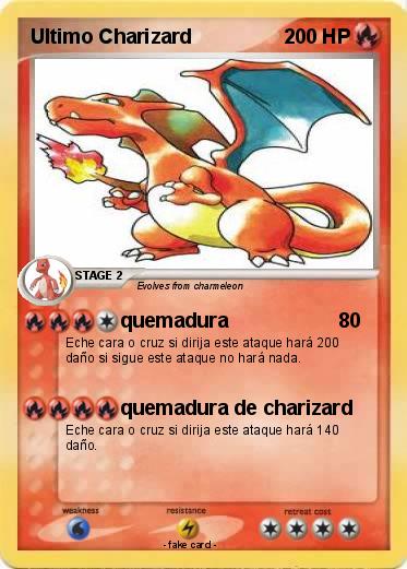 Pokemon Ultimo Charizard