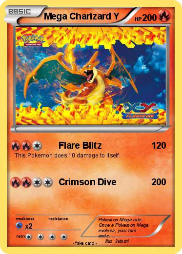 Pokemon Mega Charizard Y