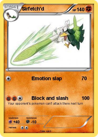 Pokemon Sirfetch'd
