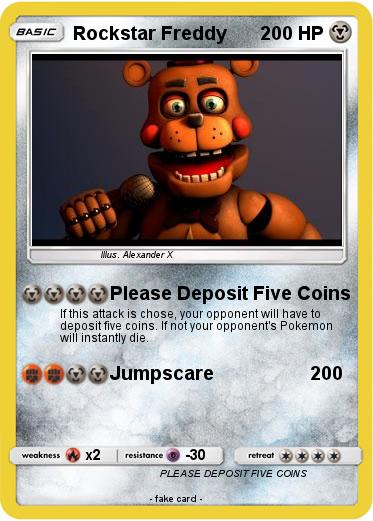 Pokemon Rockstar Freddy