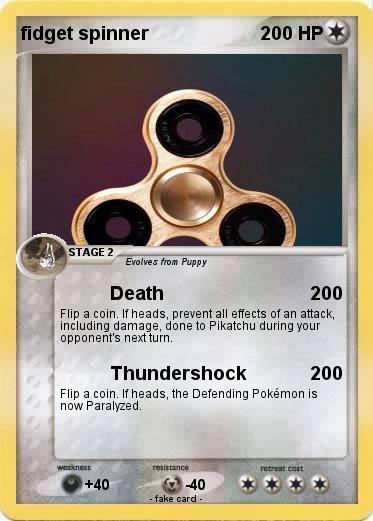 Pokemon fidget spinner