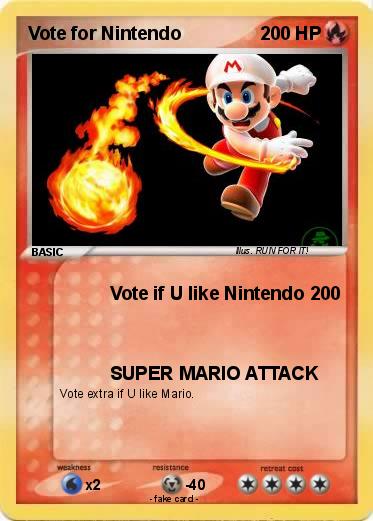 Pokemon Vote for Nintendo