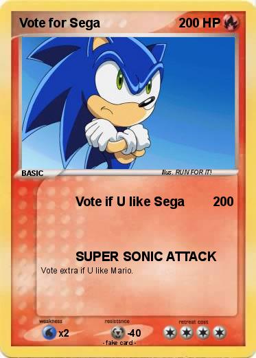 Pokemon Vote for Sega