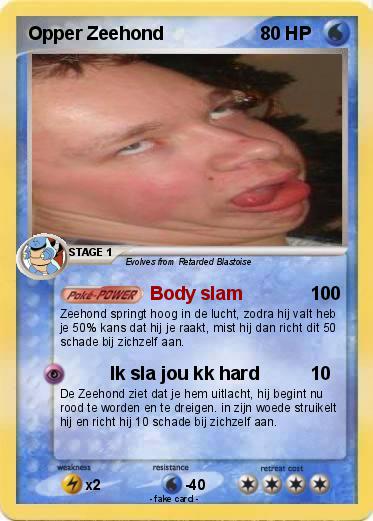 Pokemon Opper Zeehond