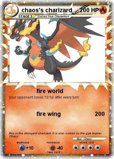 Pokemon chaos's charizard