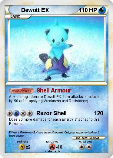 Pokemon Dewott EX
