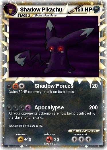 Pokemon Shadow Pikachu